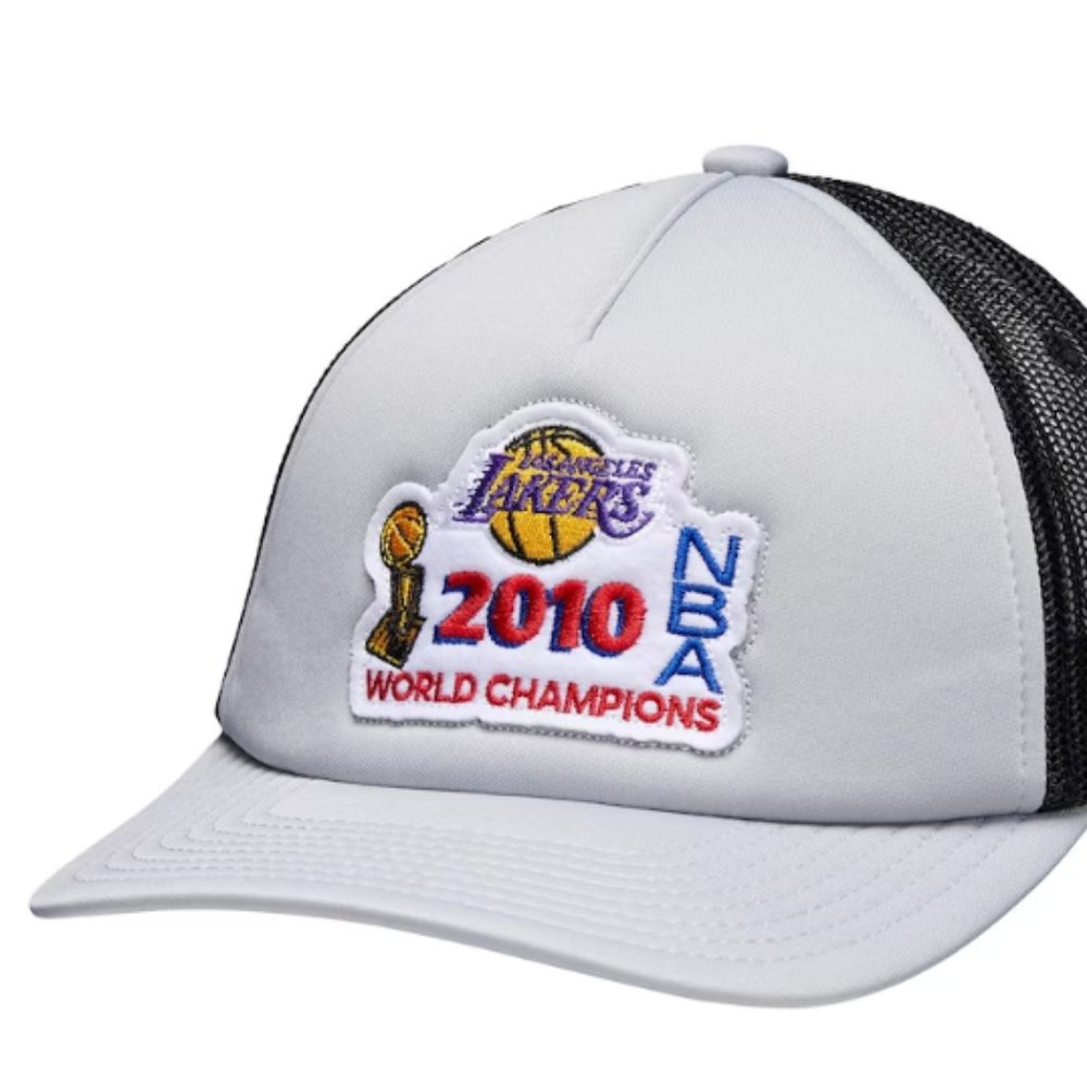 Los Angeles Lakers Mitchell & Ness 2010 NBA Finals Champions Trucker Snapback